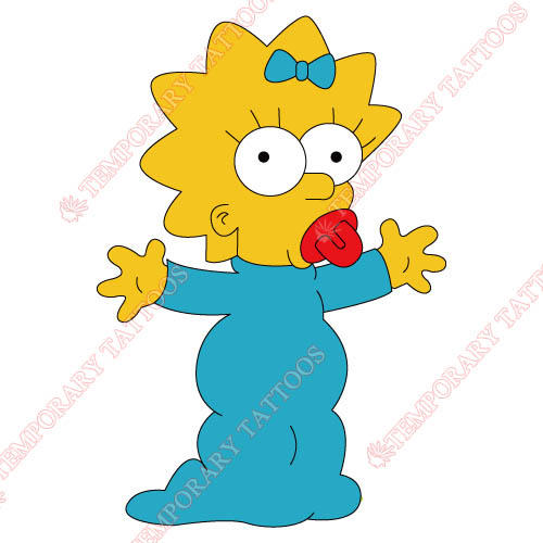 The Simpsons Customize Temporary Tattoos Stickers NO.3650